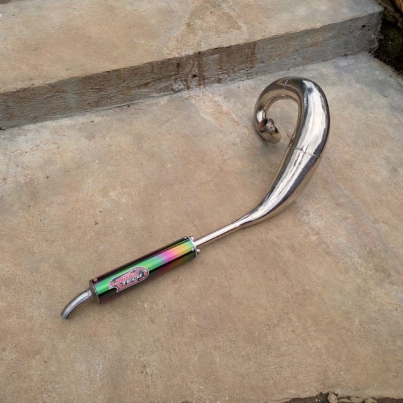 Knalpot Lobster Udang RX King RXK Full Chrome slincer