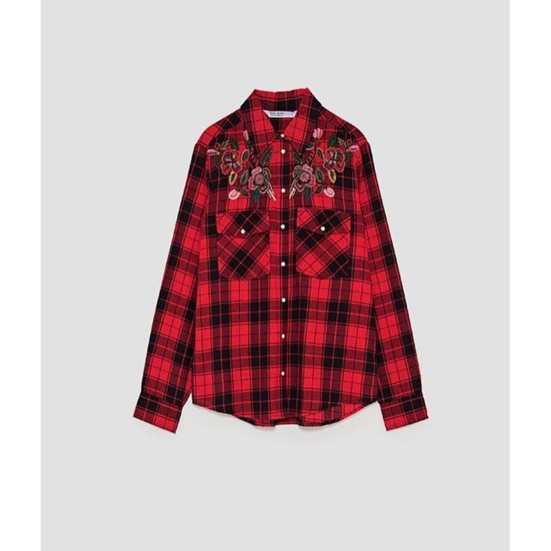 Kemeja Zara Denim Basic