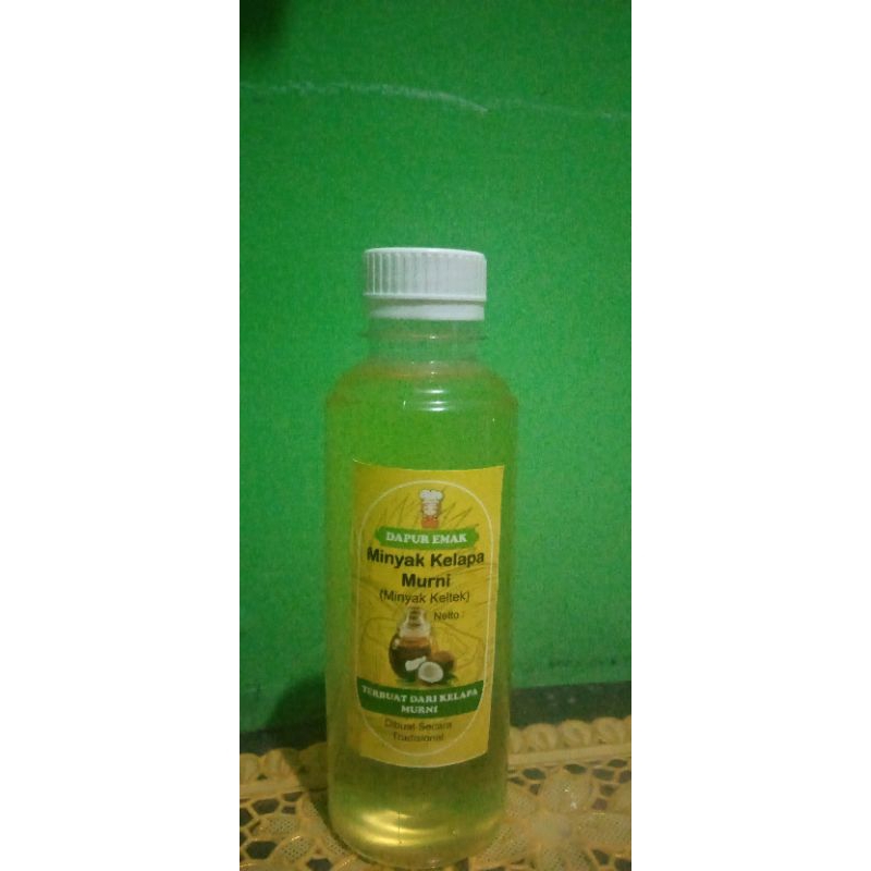 

minyak kelapa murni (minyak keltek)