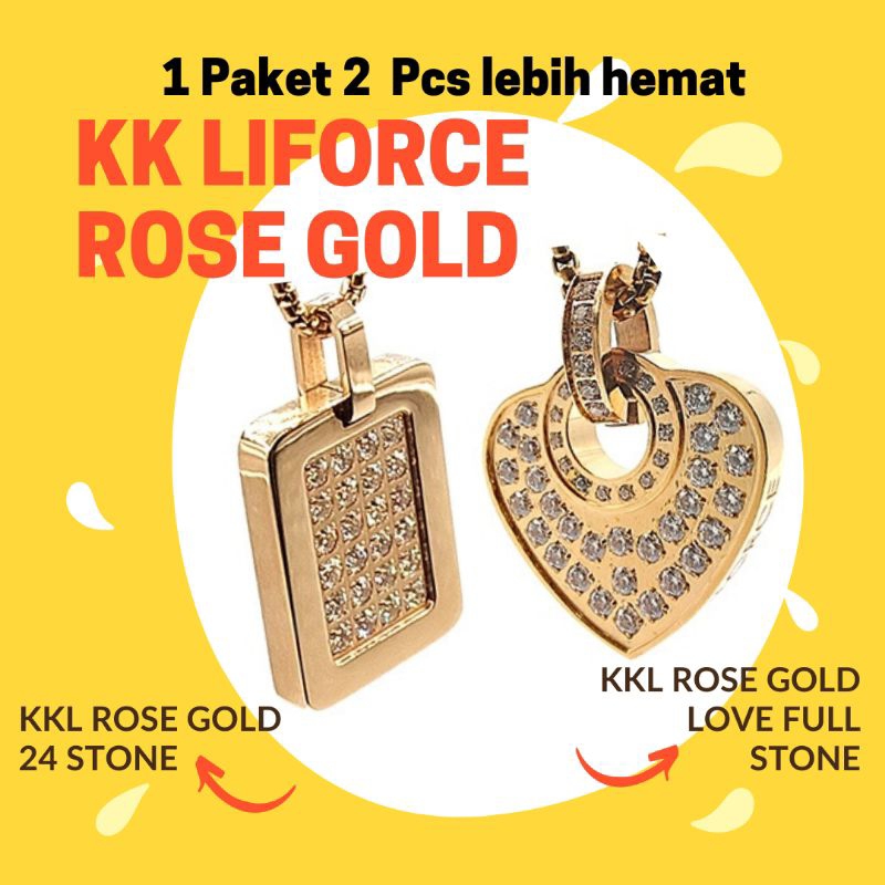 PAKET KK LIFORCE ROSE GOLD