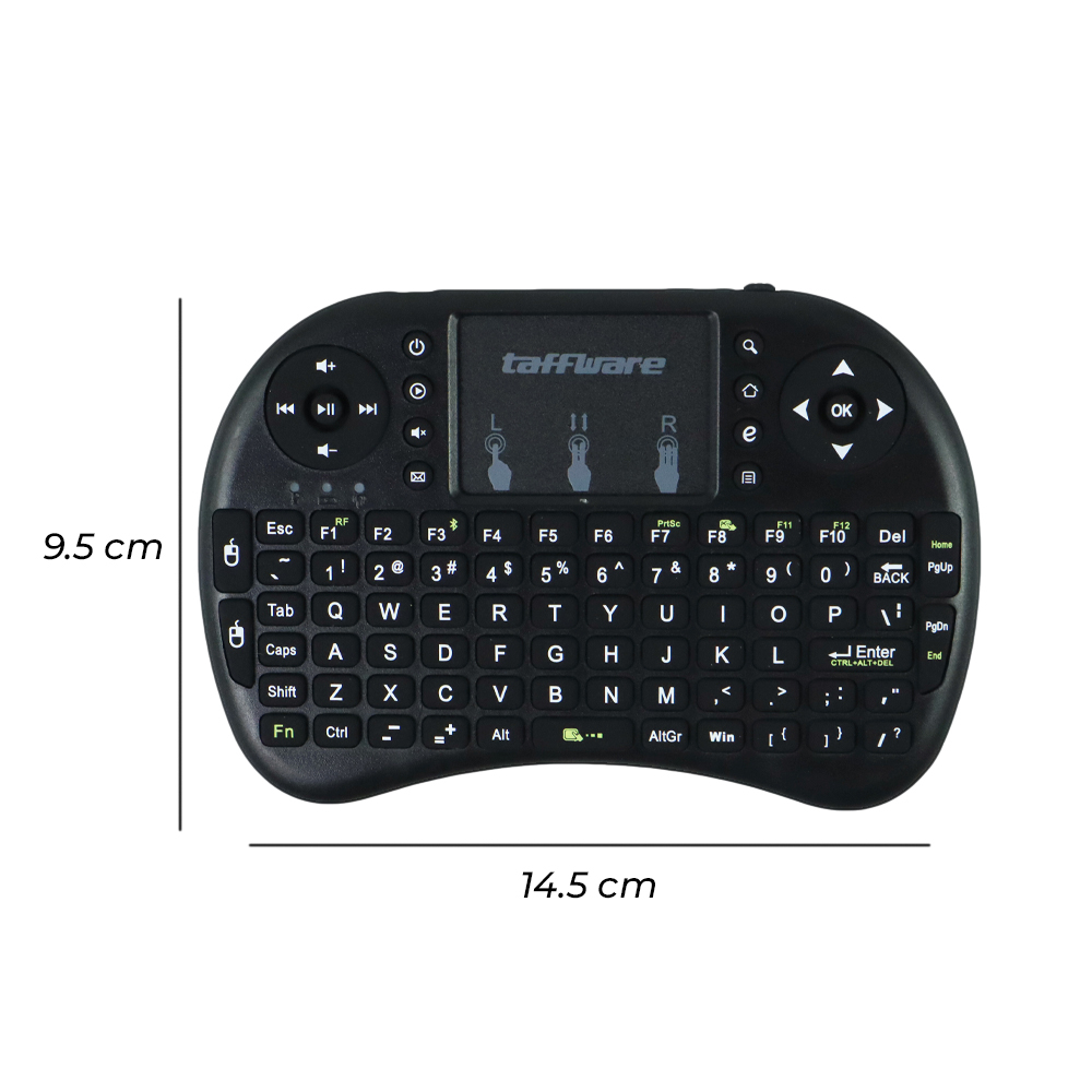 MINI KEYBOARD I8 WIRELESS 2.4GHz DENGAN TOUCH PAD &amp; FUNGSI MOUSE