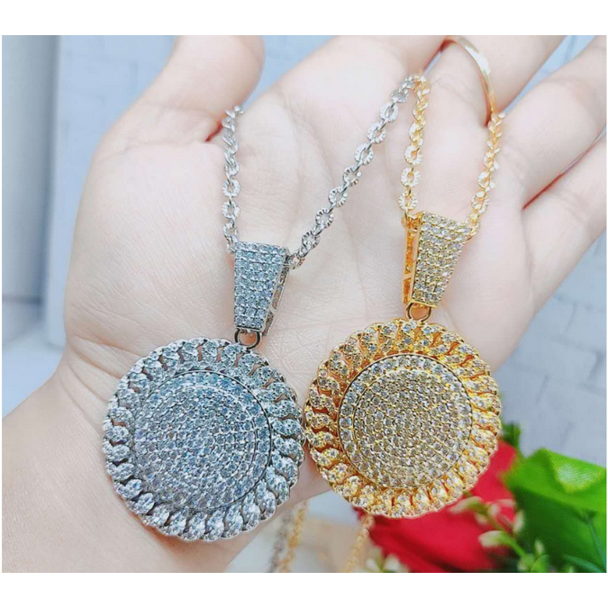 Kalung permata full mata panjang kalung 60cm ( harga 1 pcs)