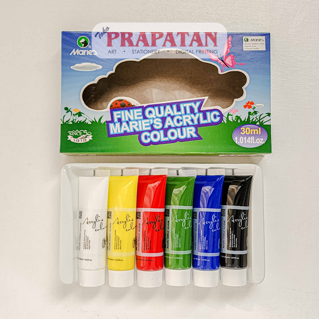 

RB Cat Akrilik Set Maries 6x30ml Maries Acrylic Set