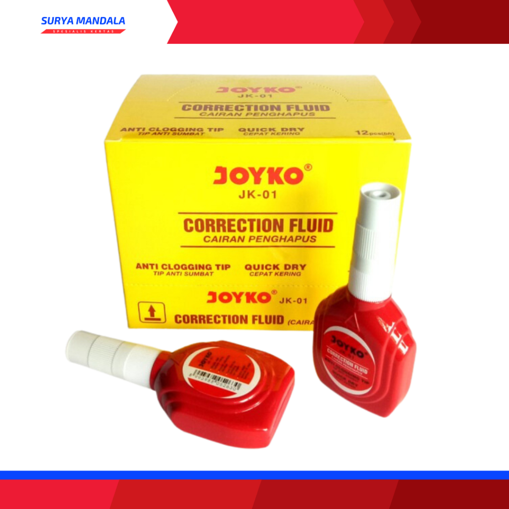 

CORRECTION FLUID JOYKO JK-01 TIPE X EX STIPO CAIR PEN