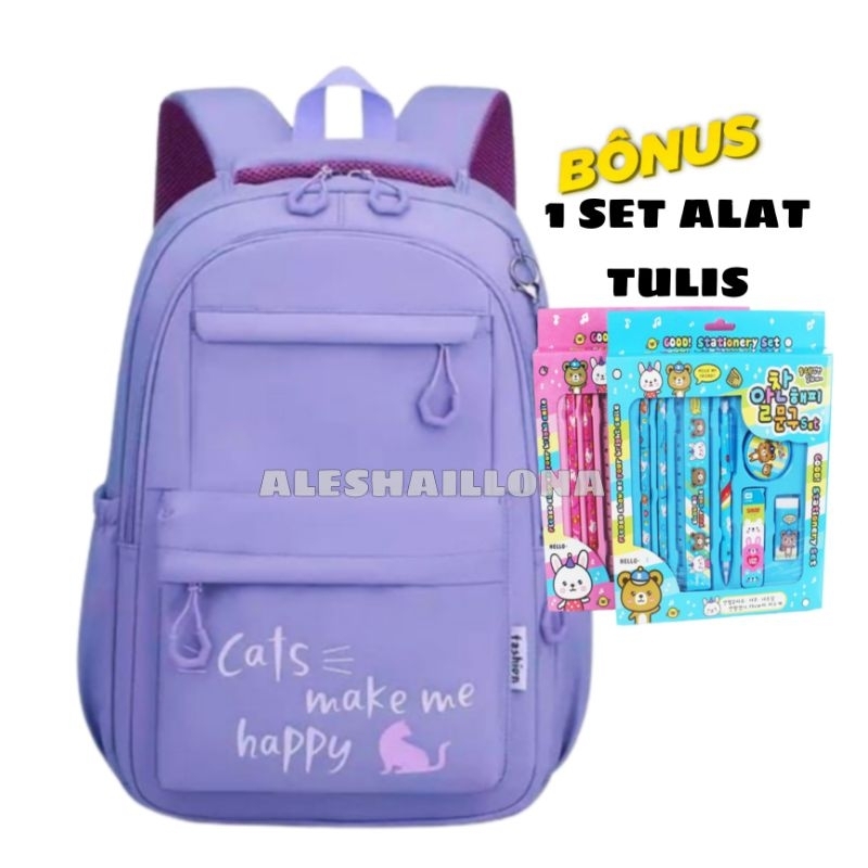 TAS SEKOLAH ANAK PEREMPUAN SD SMP TAS ANAK CEWEK TAS SEKOLAH TAS RANSEL