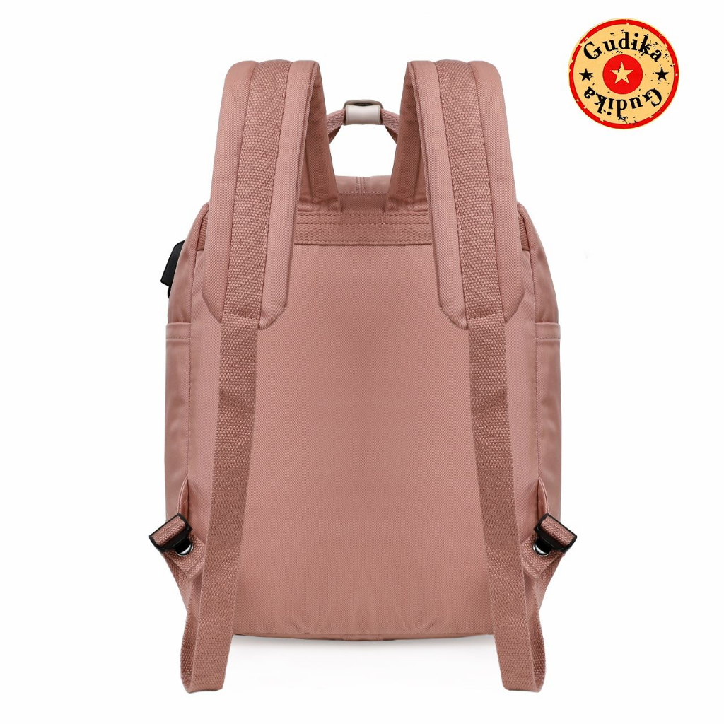 Tas GUDIKA Dougnut 5316 Backpack Waterproof Wanita Tas Ransel Laptop Anti Air Import Original | Ransel Cewek | Ransel Perempuan | Tas Wanita