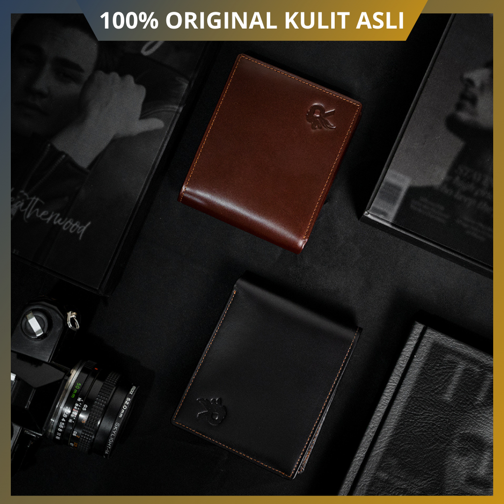 Dompet Lipat Kulit Sapi Asli Crazy Horse Original Pria Xavier Wallet