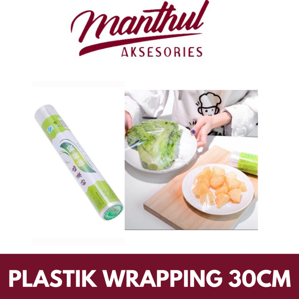 PLASTIK WRAPPING MAKANAN 30CM ROLL / CLING WRAP PLASTIK WRAPING