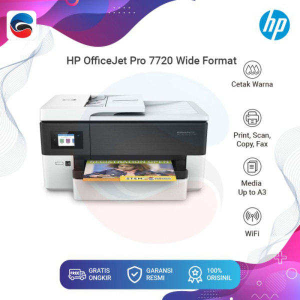 HP OfficeJet Pro 7720 All-in-One Printer