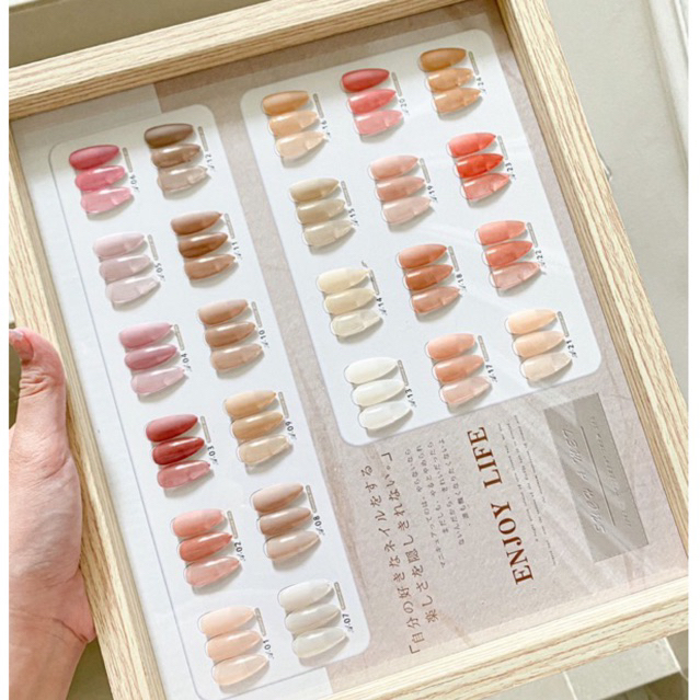 24 warna DAININA KUTEK GEL transclusent japan nail art set / cat kuku 1 set import / kutek murah / p