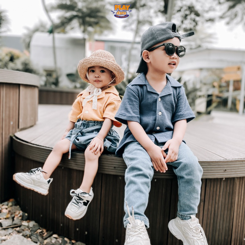 Playdate Celana Pendek Jeans Denim Anak Perempuan 1 sampai 5 Tahun Short Pants