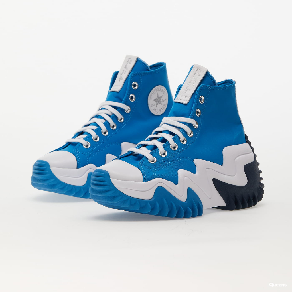 Converse Run Star Motion Twill Distorted lines Lugged CX Platform Blue