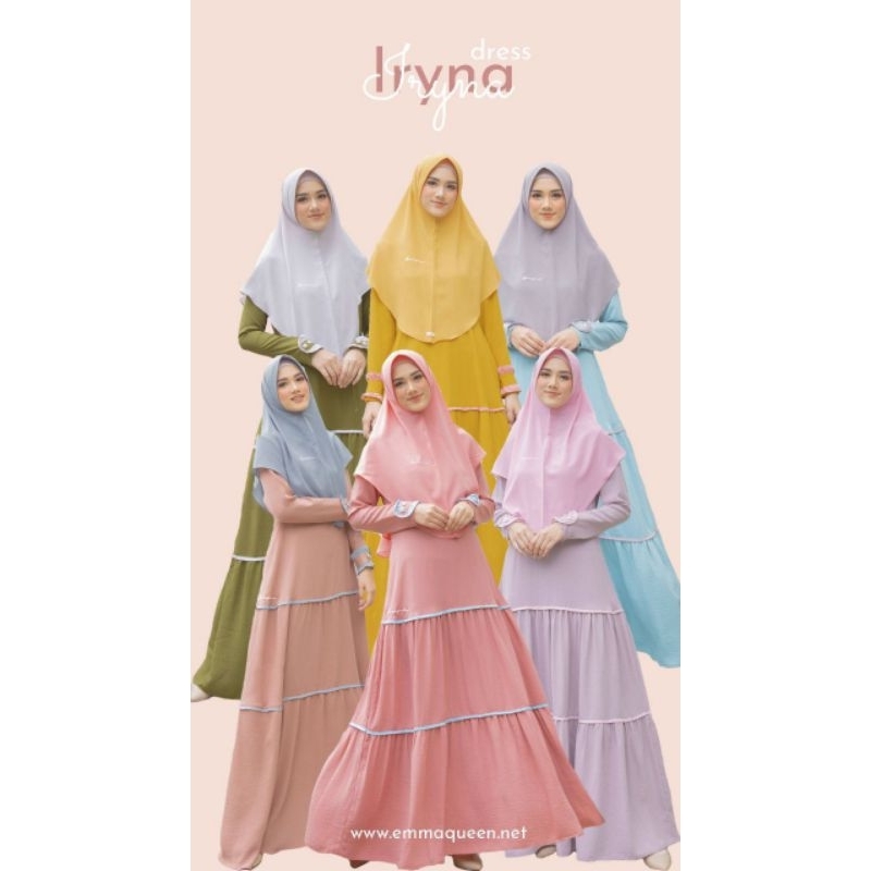 Moslem Ori Gamis Busui Friendly Iryna Dress By Emmaqueen (Ready Please Cekstok)