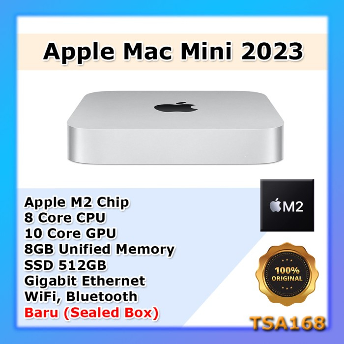 Mac Mini 2023 M2 8GB 512GB 8 Core PCIe SSD TB4 M1 2018 2014