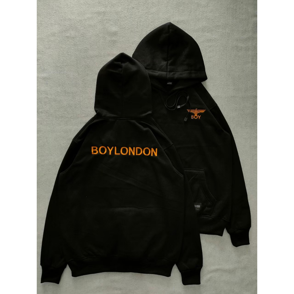 JAKET BOY LONDON HOODIE FLEECE TEBAL PREMIUM