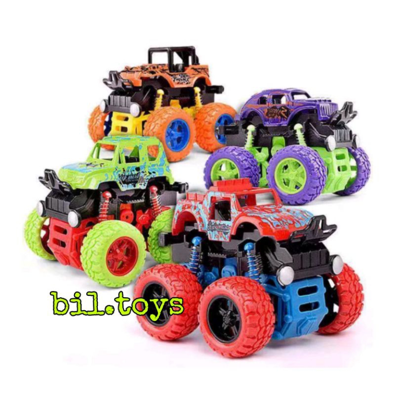 MAINAN ANAK MONSTER ZAP MOBIL JEEP OFF ROAD 4 DRIVE INERTINAL  BIGFOOT JIP ZAP