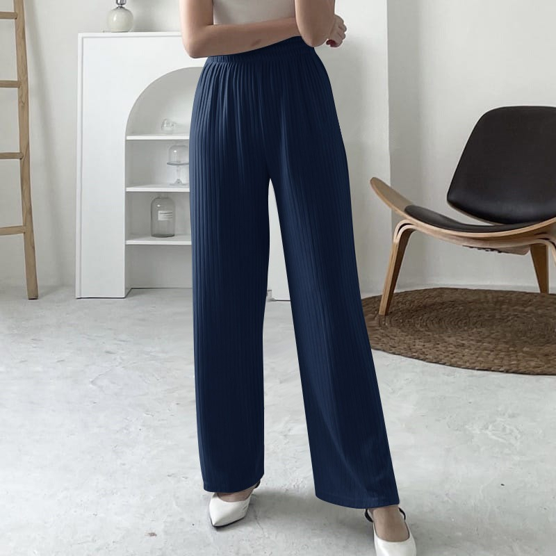 Celana Kulot Highwaist Knit Jennie Knit Pants Cullote / Celana Murah Berkualitas Kulot Knit Premium - Long Cullote Meera Pants - Korean Loose Pants Trousers Wanita / Kulot Knit / Kulot knit hornet