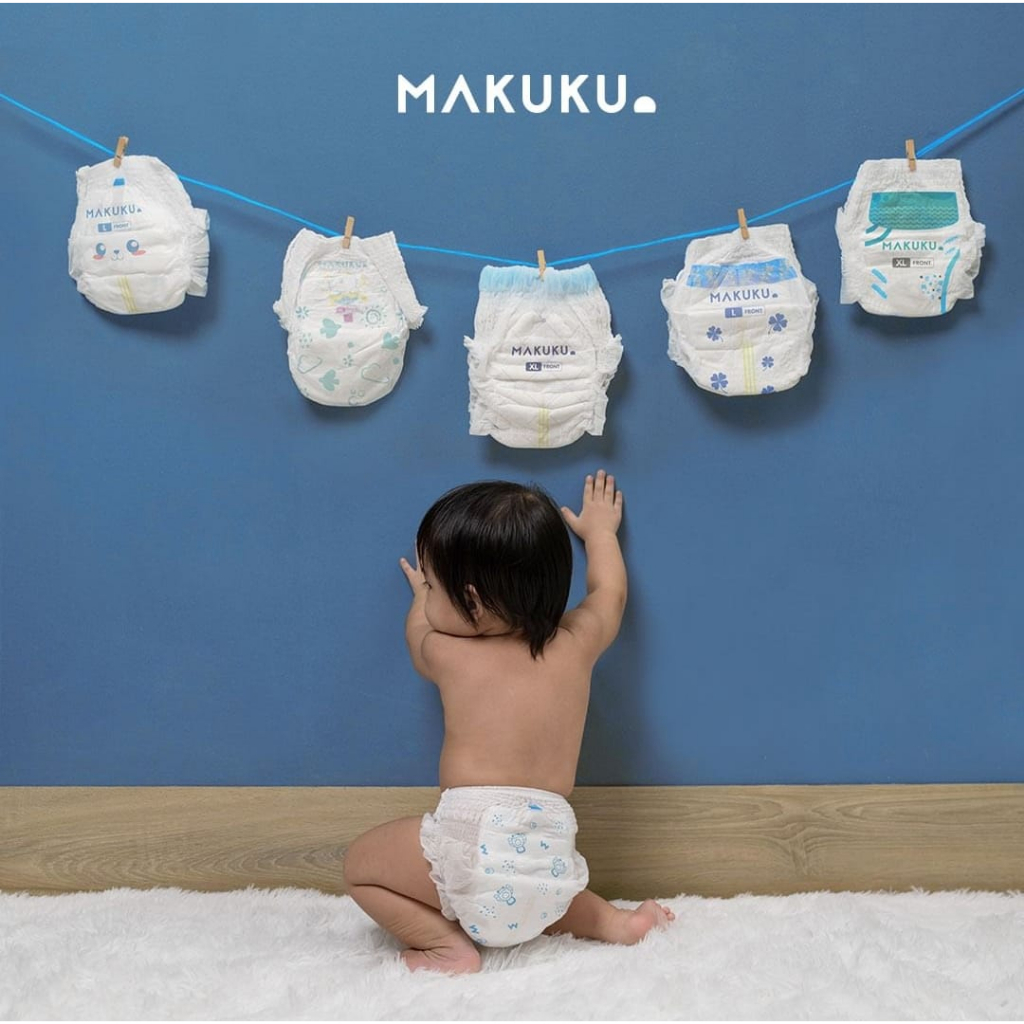 Makuku SAP Diapers SLIM CARE Pant | Popok Bayi Celana MAKUKU