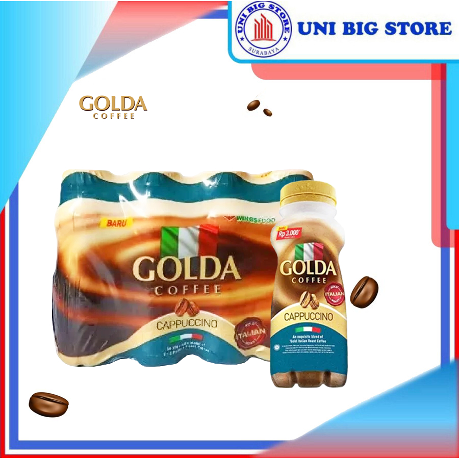 

Golda Kopi Coffee Cappuccino Bottle 200 ml x 12 pcs DUS Kopi