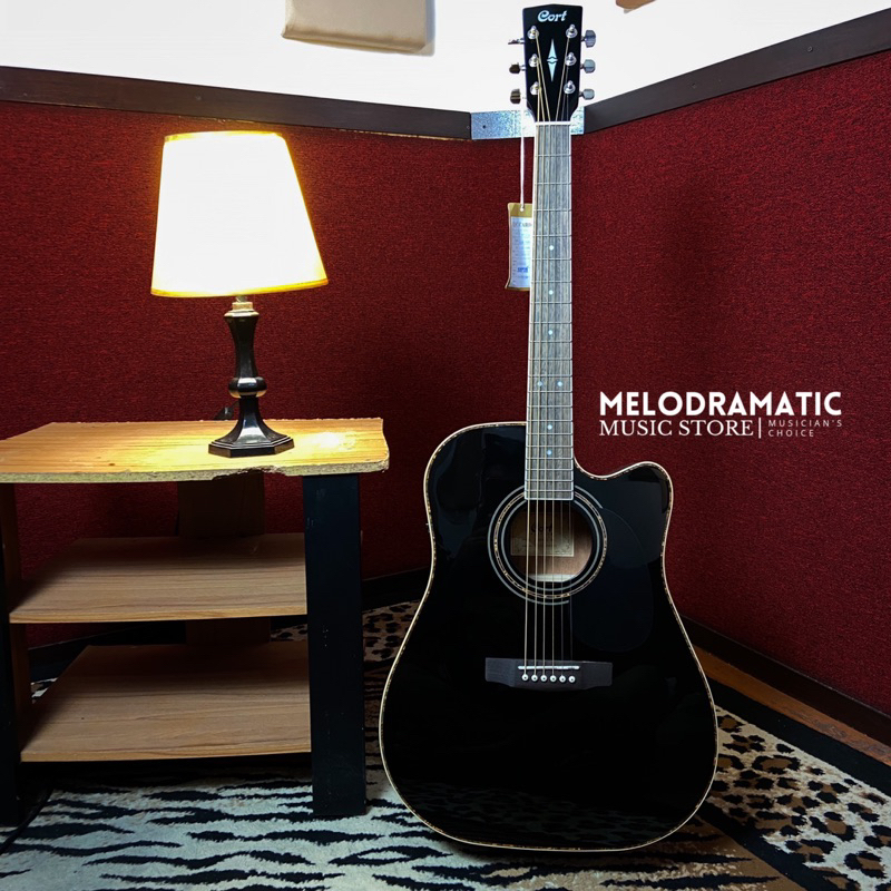 Gitar Akustik Cort AD880 CE Black