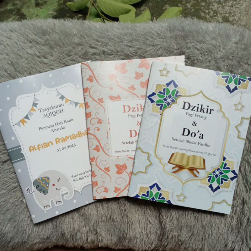 

Tanpa PO Termurah Buku zikir dan doa bisa custom sampul