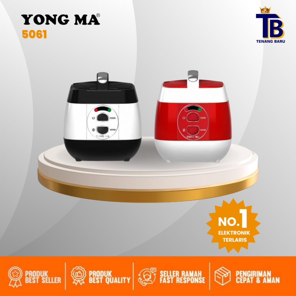 RICE COOKER 1 LITER YONGMA 5061 [ RICE COOKER MURAH REKOMENDED ]