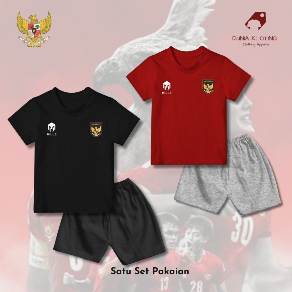 Baju Kaos T shirt TIMNAS INDONESIA Anak BIG SIZE Premium