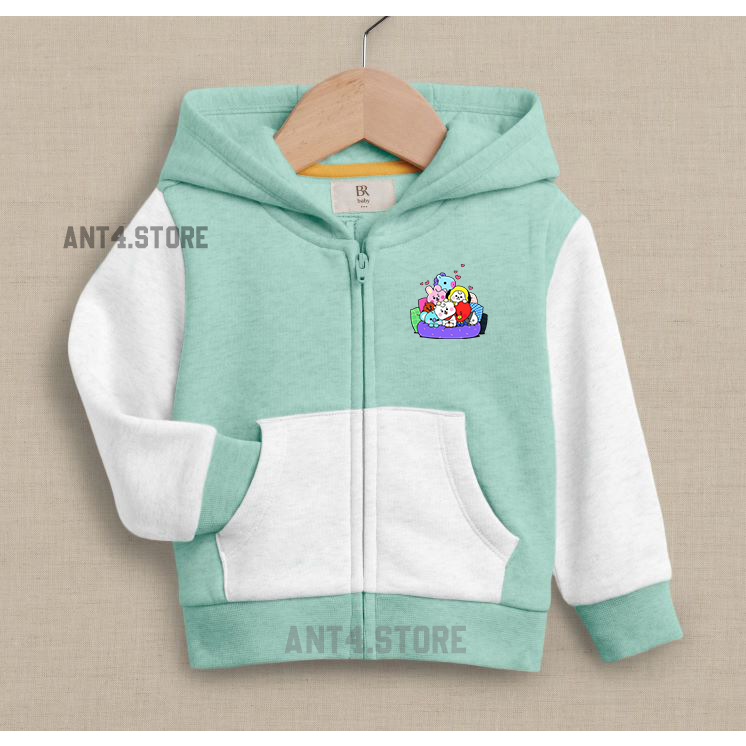 JAKET ANAK PEREMPUAN ANYA FORGER ZIPPER ANAK LAKI-LAKI UNISEX UMUR 2-12TAHUN