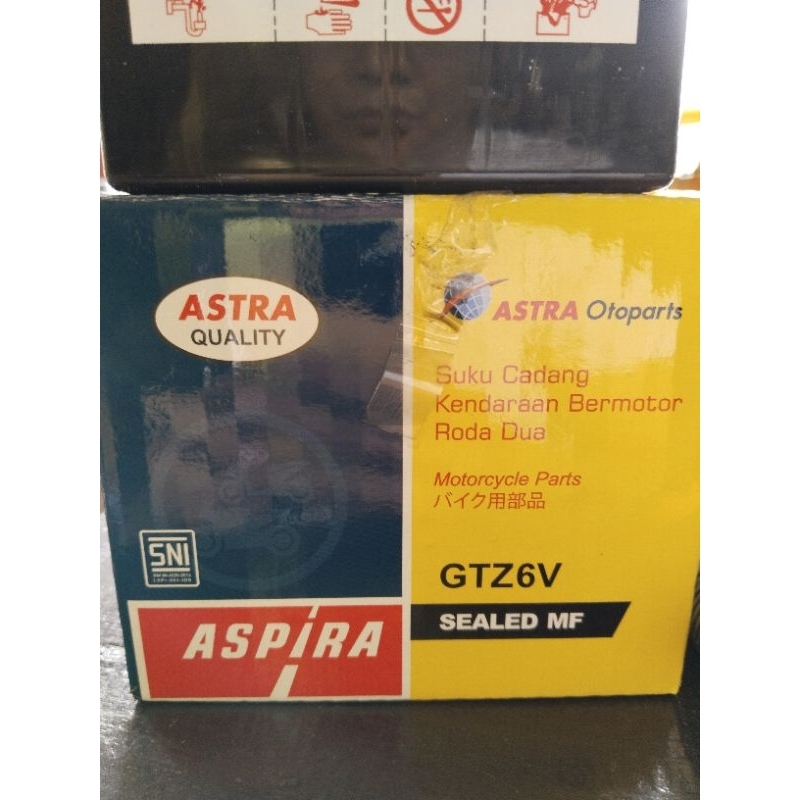 AKI GTZ 6v ASPIRA sekelas GS ASTRA