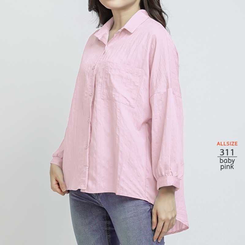 ARENA - Kemeja Wanita Freesize / Oversize Shirt