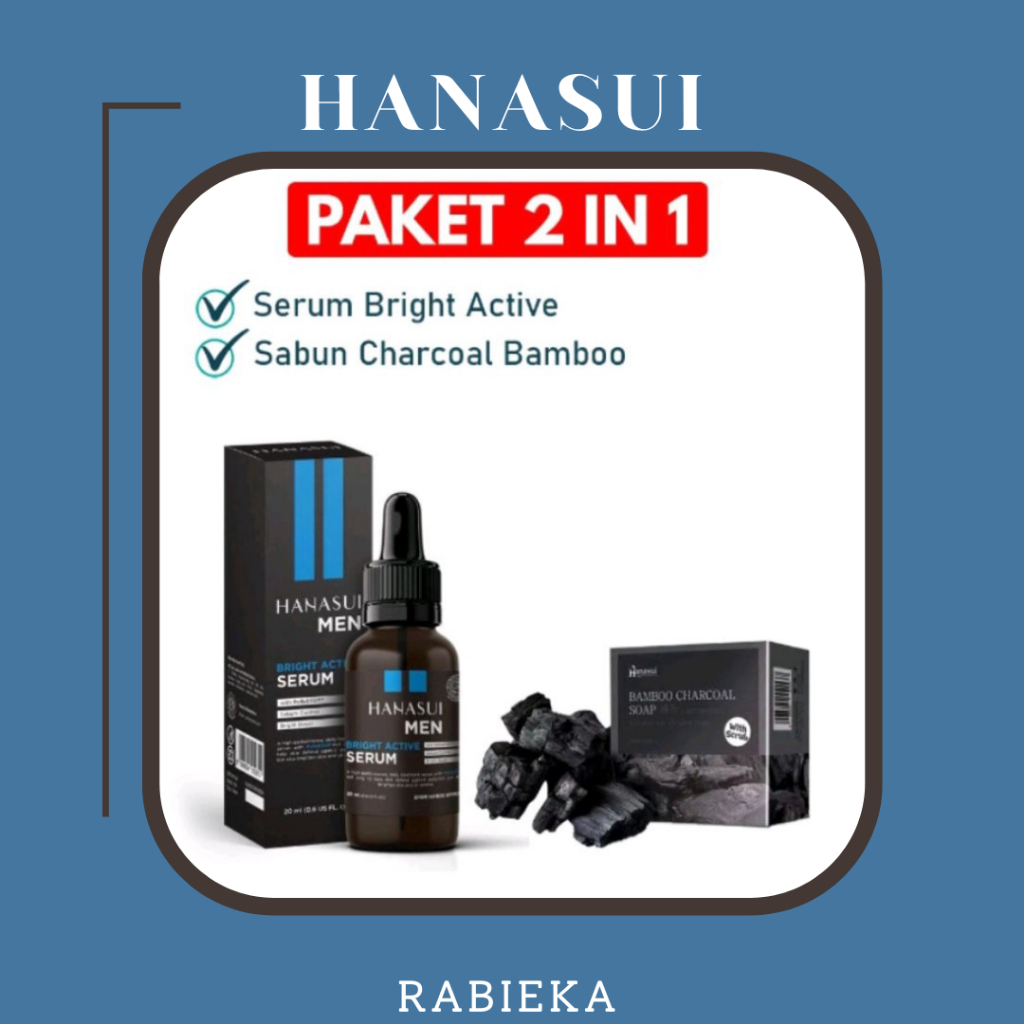 Paket hanasui Perawatan Wajah Dan Kulit Pria 2in1