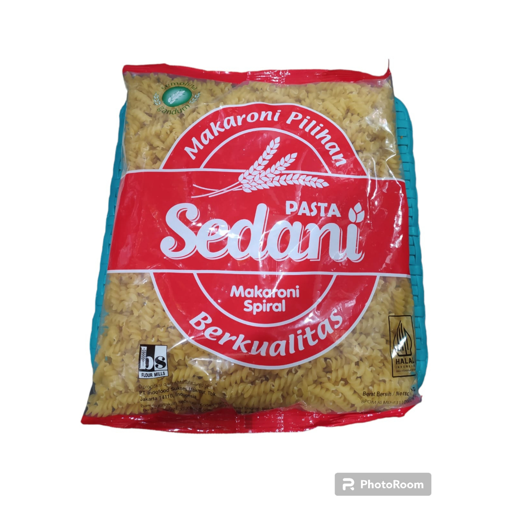 

Makaroni Spiral MAKARONI PASTA SEDANI Kemasan 1 KG