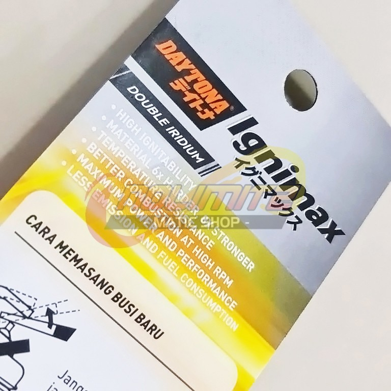 Busi Daytona Racing Double Iridium 5046 ADV PCX Vario 160 XMAX CBR 250