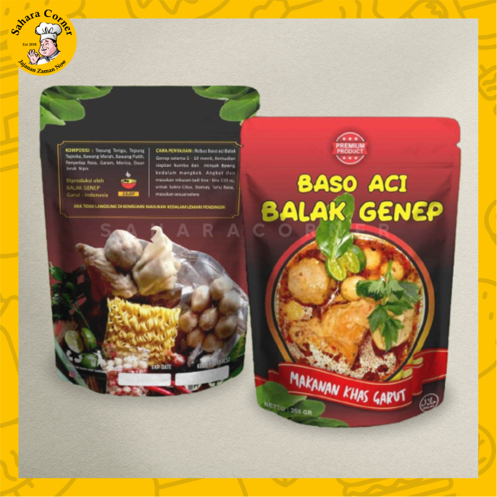 

Baso aci balak genep / baso aci instan / baso tulang rangu