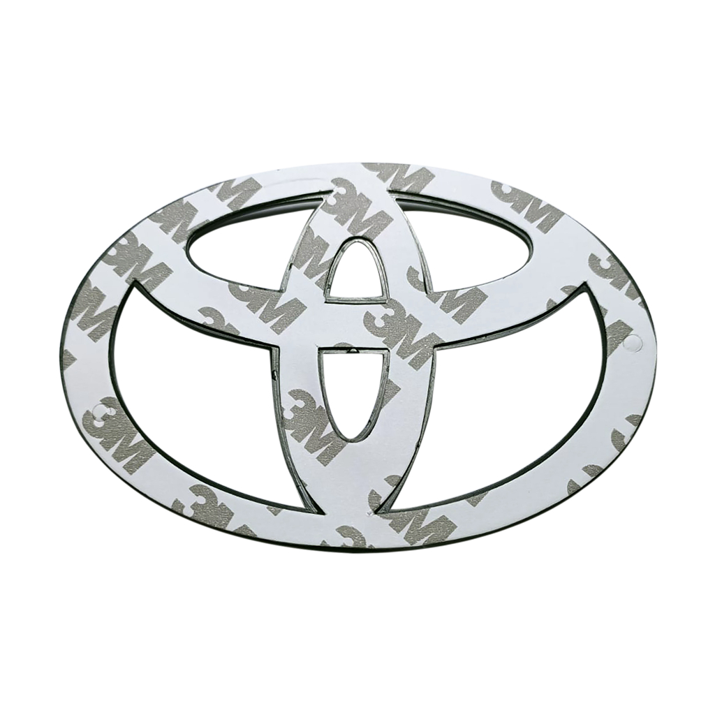 Emblem Mobil Logo TOYOTA HITAM DOFF 11 CM