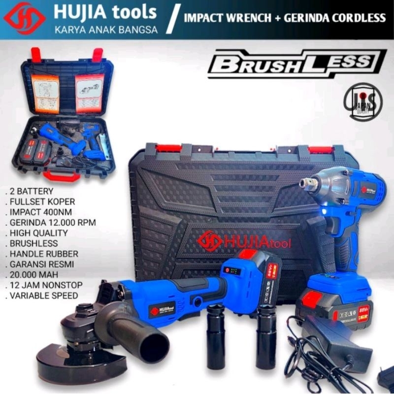 PAKET HEMAT IMPACT + GERINDA HUJIA TOOLS