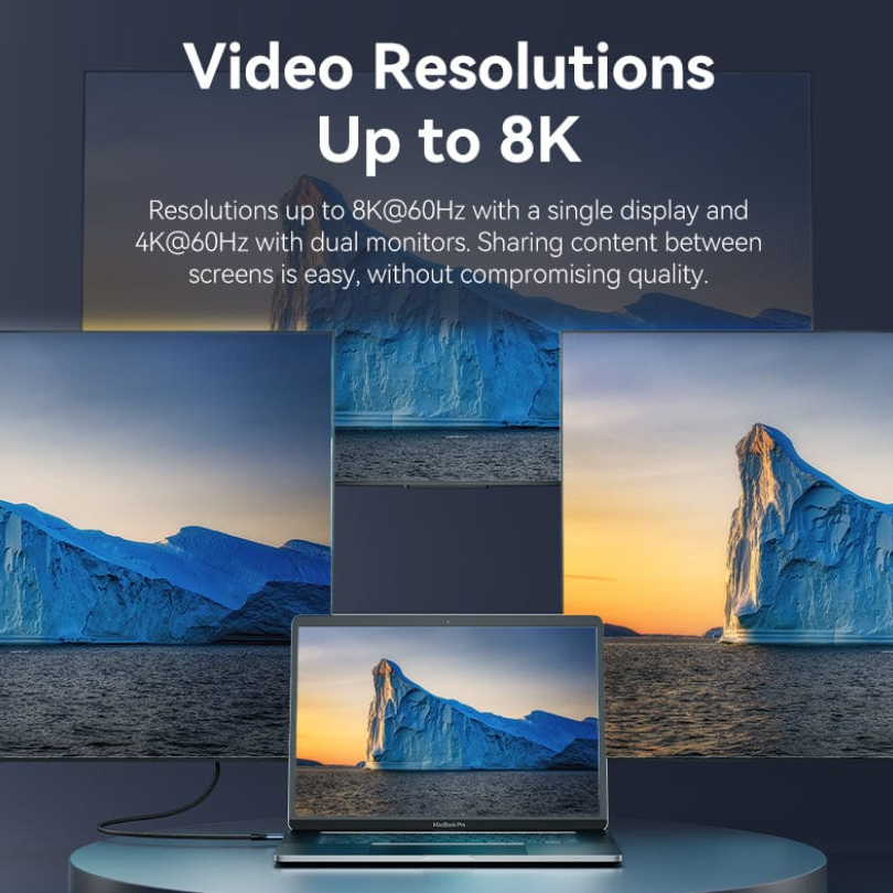 Vention Kabel USB C PD 100W USB Type C 4.0 Thunderbolt 8K 240W 40Gbps