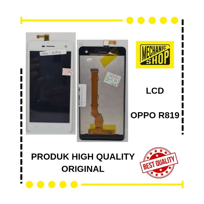 LCD OPPO R819 WHITE + TOUCH SCREEN
