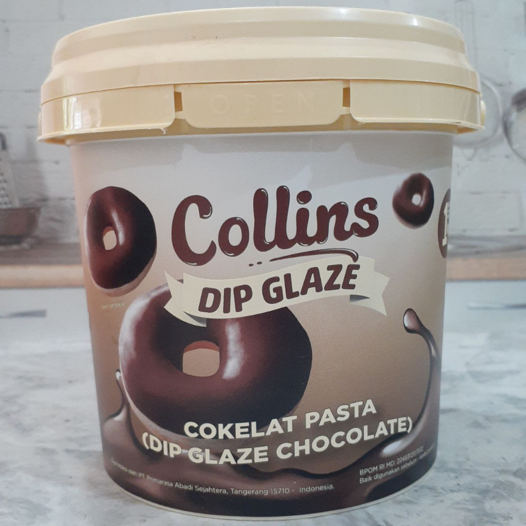 

Collins Dip Glaze Coklat kemasan 1kg
