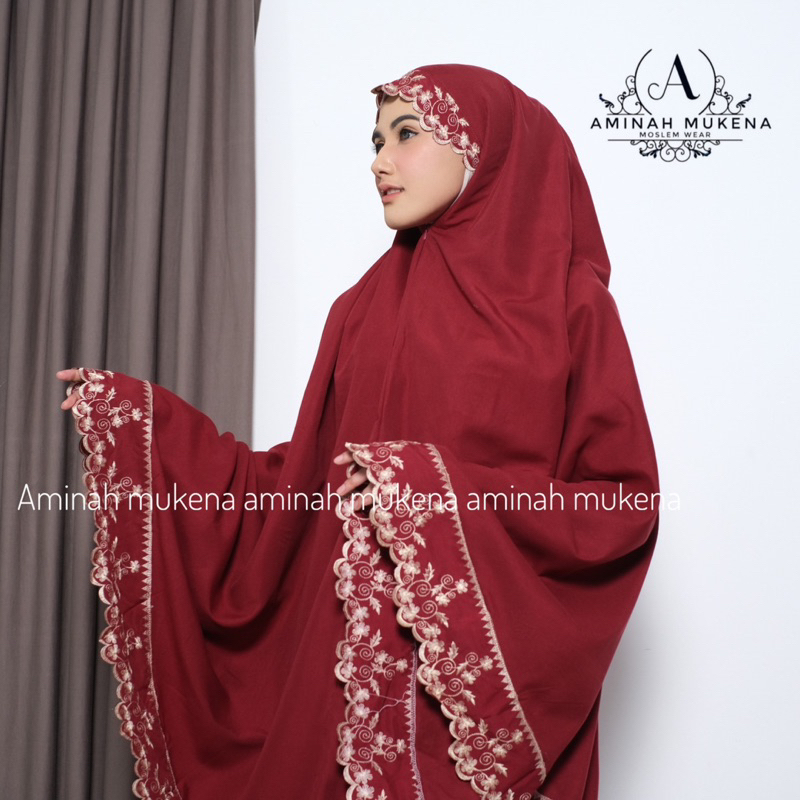 Mukena Dewasa 3in1 Katun Bordir Premium Lesti