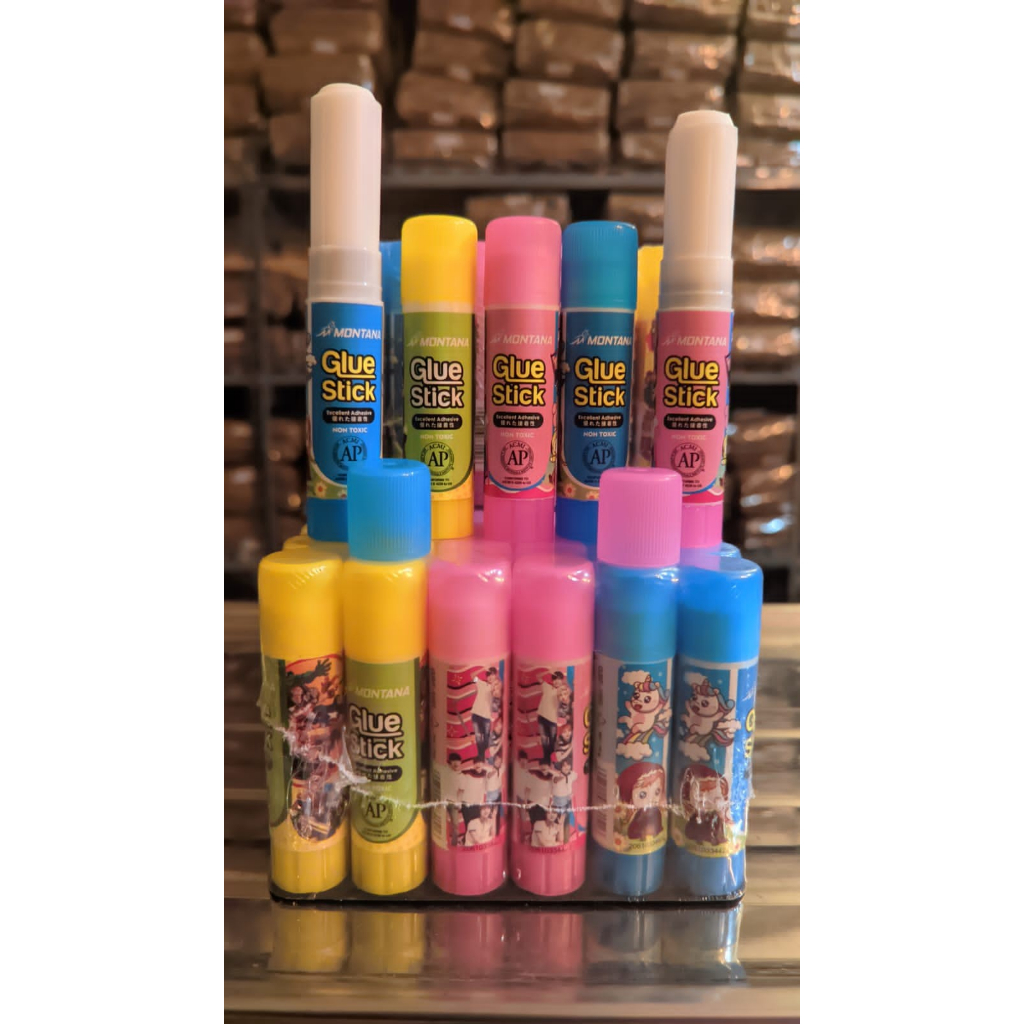 

Lem Kertas Putar Stik Glue Stick Mini Fancy Alat Tulis Kantor Sekolah VOXY