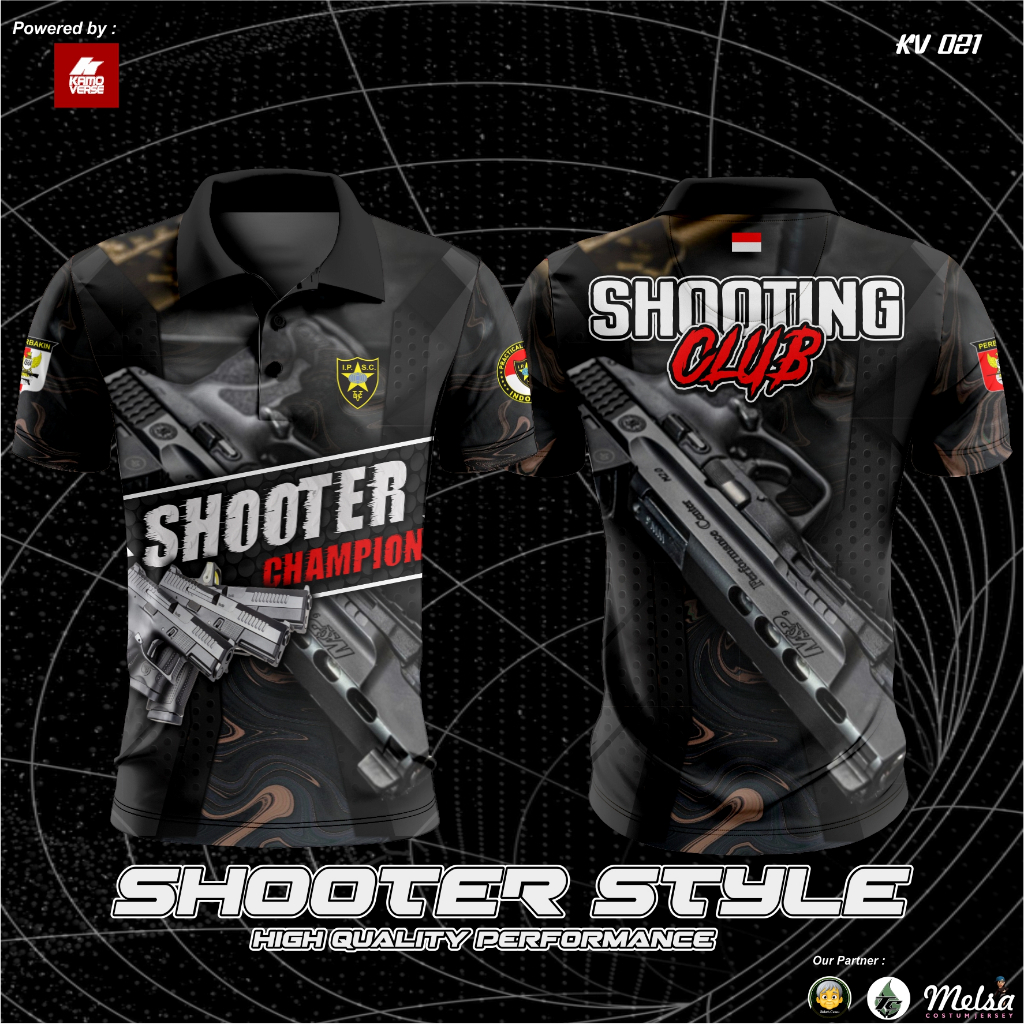 JERSEY IPSC PERBAKIN SHOOTER CHAMPION SHOOTING CLUB