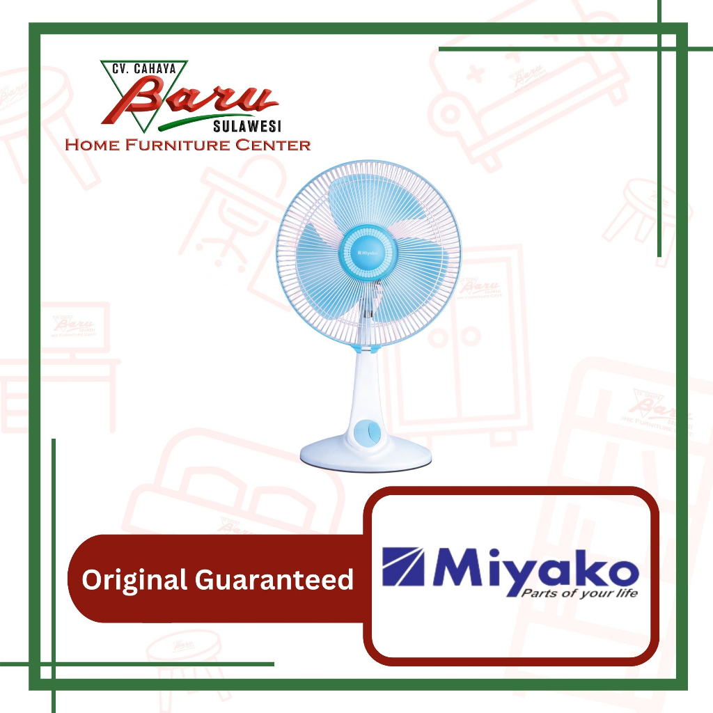 Kipas Angin Berdiri/Meja Miyako KAD1227BGB