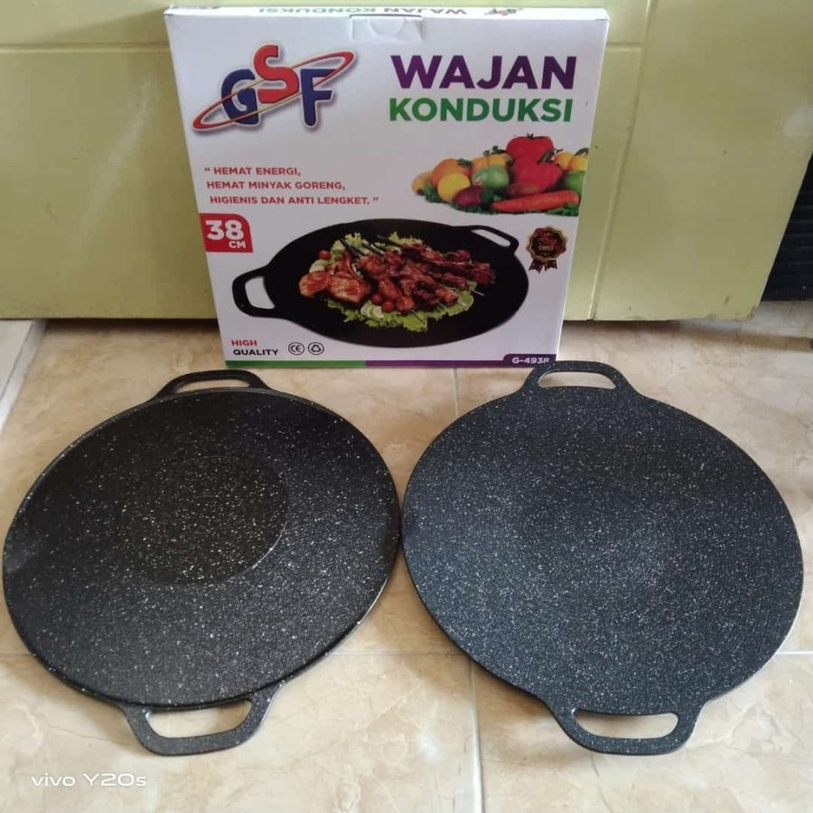 GSF Wajan Konduksi Serbaguna Anti Lengket Wajan Penggorengan 38 cm