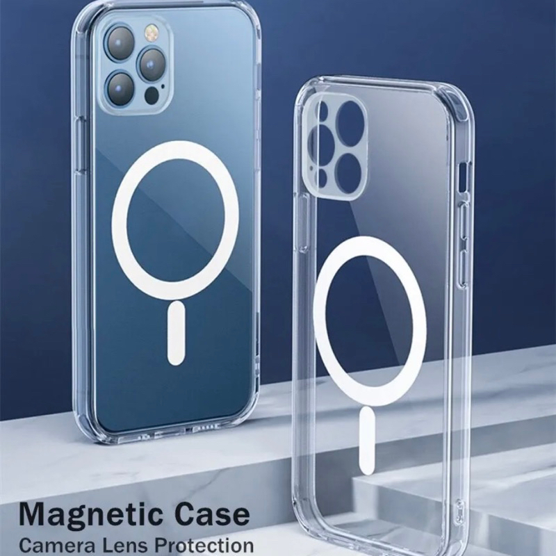 Magsafe Case Magnet Gen 2 Protect Camera Hybrid Acrylic TPU iPhone 11 12 13 Pro Max 14+ Plus Magnetic Wireless Charging