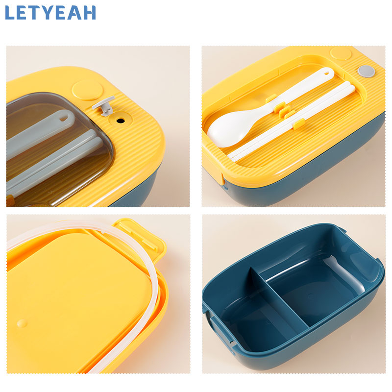 Letyeah Lunch box set kotak bekal anak 1000ml tempat bekal makan dan 330ml cangkir sup anti panas