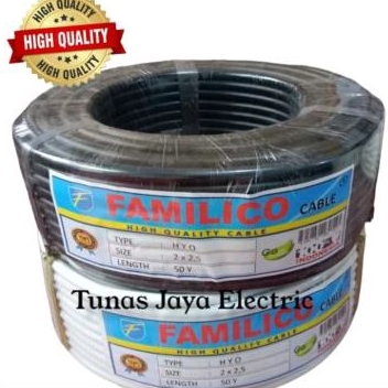 Kabel Listrik Serabut 2x2,5mm (Harga Jual Eceran)