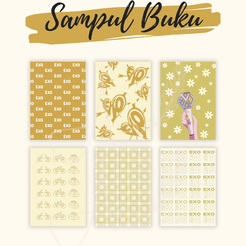 

Aesthetic Latte Cream Cover Book | Sampul buku | Latte Cream | KPOP - EXO Edition