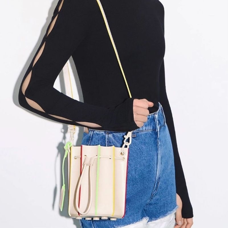 CK Clove Top Handle Bucket Bag