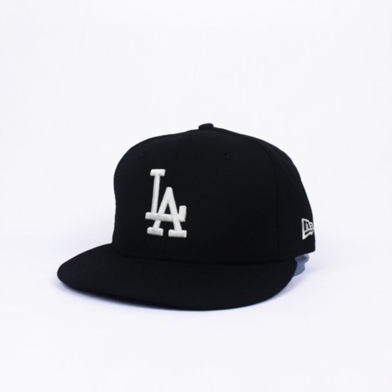 Topi Snapback New Era 59Fifty LA Black 7½ Second Murah Original